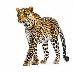 Obraz premium Cheetah isolated on white background