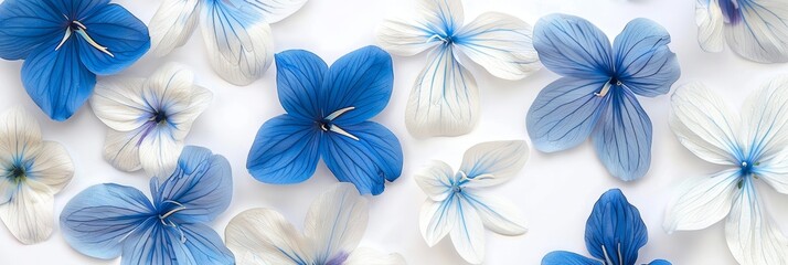 Beautiful Blooms on White Background for Decor Inspiration Generative AI