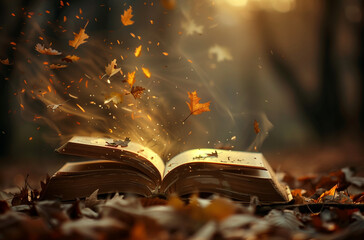 Obraz premium Unveiling the Pages of Wisdom
