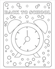 Back To School Coloring Pages for kids
