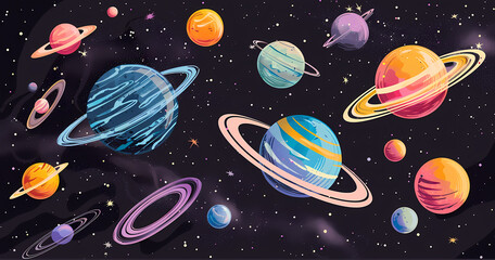 planet universe illustration