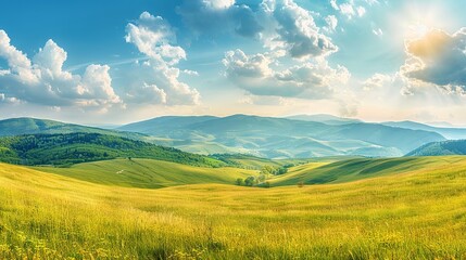 Obraz premium Natural forest landscape