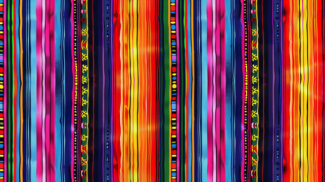 Handmade traditional guatemalan design fabric 