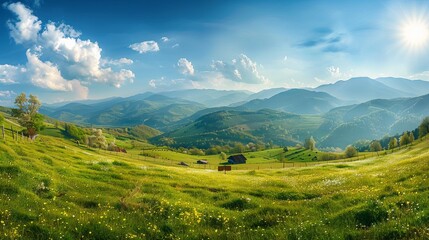 Fototapeta premium Natural forest landscape