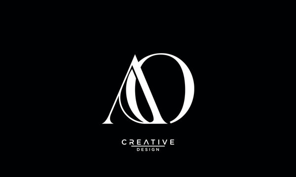 AAO, OA, A, O, Abstract Letters Logo Monogram