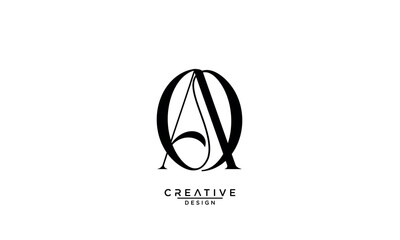 AAO, OA, A, O, Abstract Letters Logo Monogram