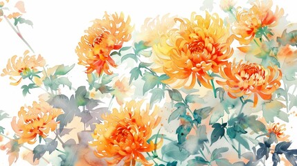 Vibrant Watercolor Flowers for Spring Decor Generative AI