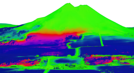 PNG  Mountain backgrounds landscape outdoors. AI generated Image by rawpixel.