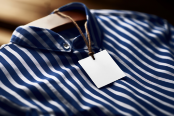 Clothes tag png, transparent mockup