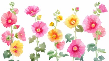 Vibrant Floral Arrangement for Spring Decor Generative AI