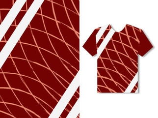 T-shirt sport design template, Soccer jersey mockup for football club. uniform front and back view.
