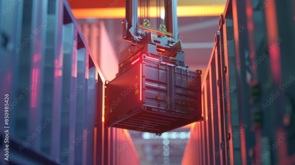 Poster container inspection technology: high-tech container inspection technology using x-rays and ai to qu