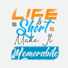 T-shirt print design. T-shirt design with positive typography and tropical clothing.
