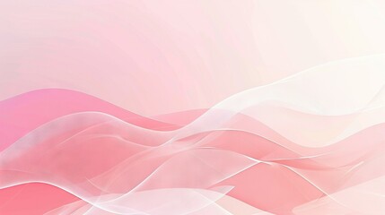   Close-up photo of a pink and white wallpaper featuring a wave pattern on its left side