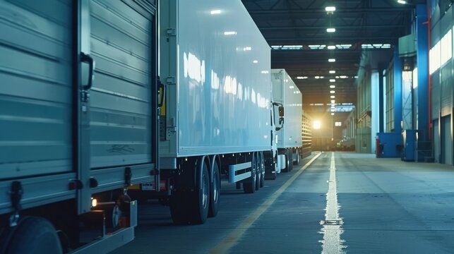 High-Value Goods Security: A high-security logistics facility with advanced surveillance, secure packaging, and armored transport vehicles for high-value goods.