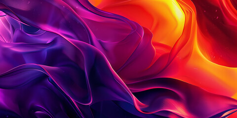 Mesmerizing colorful abstract backdrop. Colorful wavy background for design as banner, ads, and presentation concept