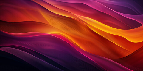 Fototapeta premium Colorful smooth waves. Abstract colorful wavy background
