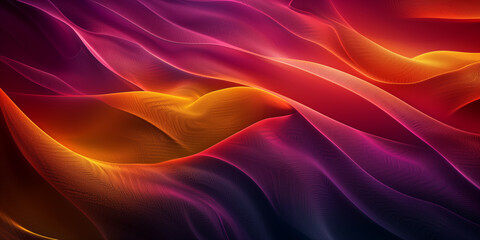Obraz premium Colorful smooth waves. Abstract colorful wavy background