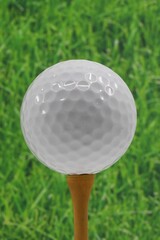 Tee up golf ball