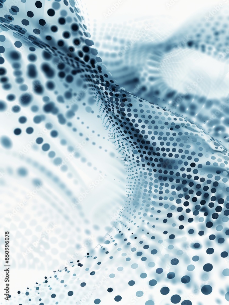 Poster stylish blue dots background for presentation design generative ai