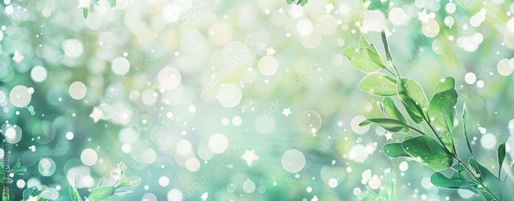 Poster vibrant spring nature background for web design generative ai