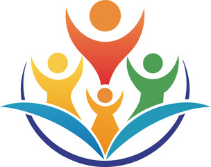 Community logo design vector