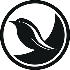 Bird logo design  symbol  vector illustration