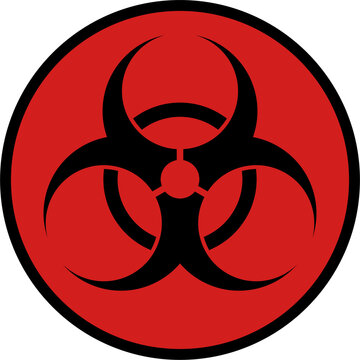 Biohazard Warning Sign Icon PNG