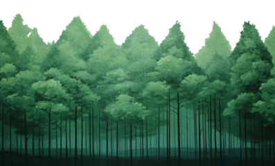 PNG Forest green landscape forest outdoors. AI generated Image by rawpixel.