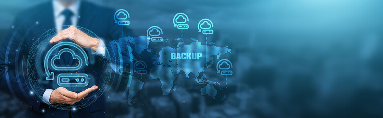 Hand Holding global network connection on cloud, data, security, communications, devices, technology and futuristic backup.