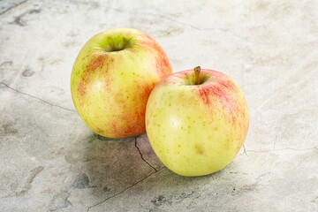 Sweet juicy ripe organic apples