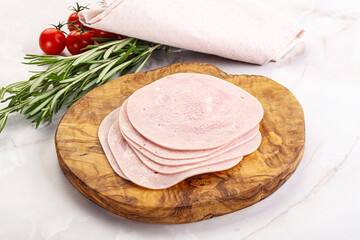 Sliced pork ham for sandwiches
