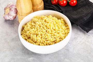 Organic wheat pasta - boiled ptitim