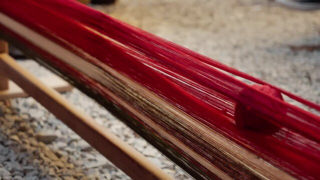 Andean Artisan Weaving Tool. Traditional Tool Used by Quechua Artisans for Alpaca and Llama Wool