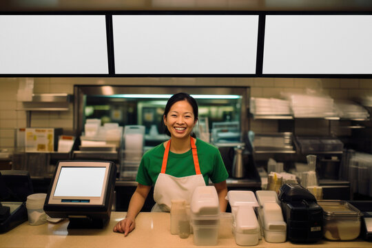 Digital menu screen png mockup, transparent design - Powered by Adobe