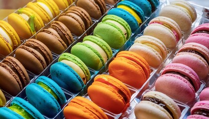 Fototapeta premium 카페 마카롱