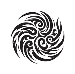 Tribal Tattoo Design vector illustration