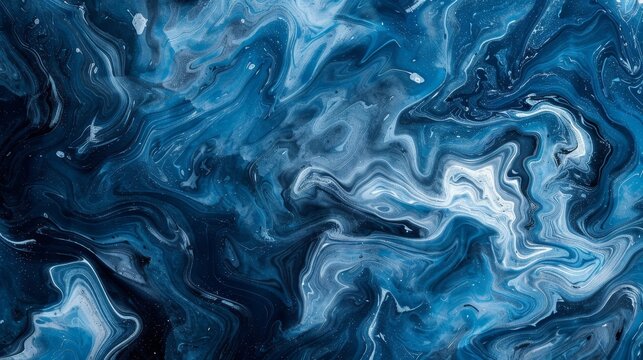 Marble-like background lapis lazuli and azure swirls