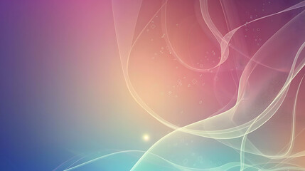 Fototapeta premium Dreamy Gradient Light Wave Design