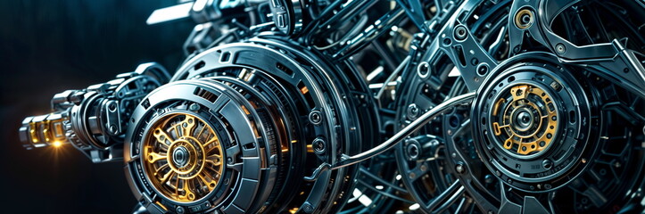 close-up of a mechanical structure, possibly a motor or engine, viewed from an aerial perspective.