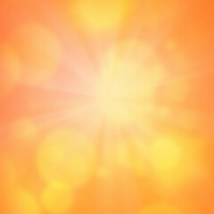 Orange square bokeh background for social media, ad, banner, poster, template and various design works