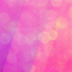 Pink square bokeh background for social media, ad, banner, poster, template and various design works