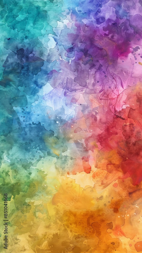 Poster abstract watercolor background creating colorful texture