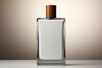 cologne glass bottle mockup
