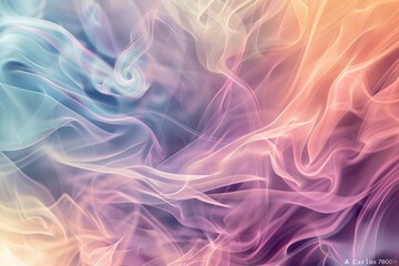 Obraz premium Dreamy Pastel Background with Blurred Edges