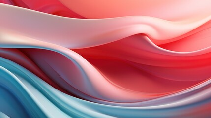 Obraz premium Abstract swirls of soft hues creating a dynamic, fluid art piece