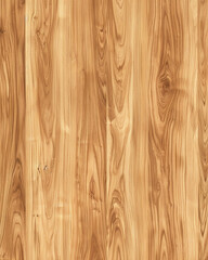 Laminate Kitchen Countertop Sample with Realistic Wood Grain Pattern and Smooth Finish - Light Oak Color - Overhead Birds-eye Flat Lay View with Copy Space
