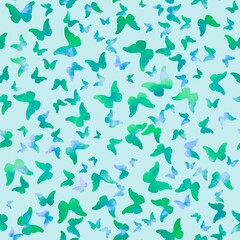 Gradients animals seamless butterfly pattern for fabrics and linens and wrapping