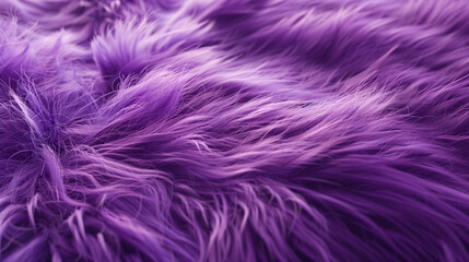 Obraz premium Close-Up of Soft Purple Furry Texture Background