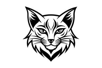 lynx head vector illustration